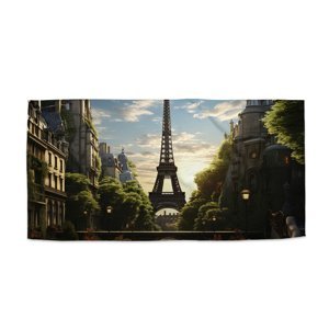 Ručník Paříž Eifellova věž Art - 30x50 cm