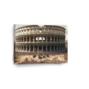 Obraz Řím Koloseum Legie - 90x60 cm