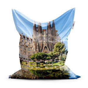 Sedací vak Classic Barcelona Sagrada Familia - 150x100 cm