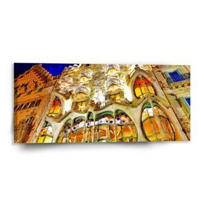 Obraz Barcelona Gaudi Casa Batllo 1 - 110x50 cm
