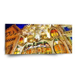 Obraz Barcelona Gaudi Casa Batllo 1 - 110x50 cm