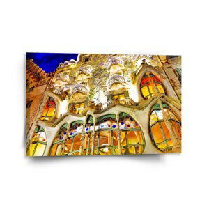 Obraz Barcelona Gaudi Casa Batllo 1 - 120x80 cm