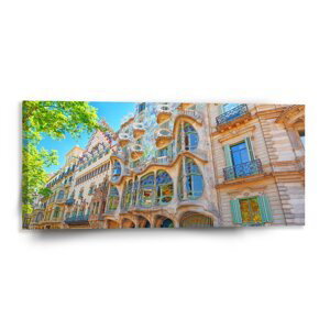 Obraz Barcelona Gaudi Casa Batllo 2 - 110x50 cm