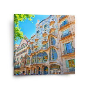 Obraz Barcelona Gaudi Casa Batllo 2 - 110x110 cm