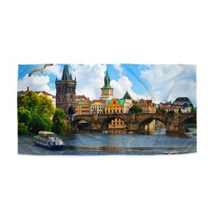 Ručník Praha Karlův most 2 - 50x100 cm