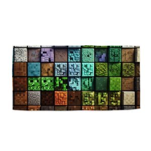 Ručník Blocks Abstract - 70x140 cm