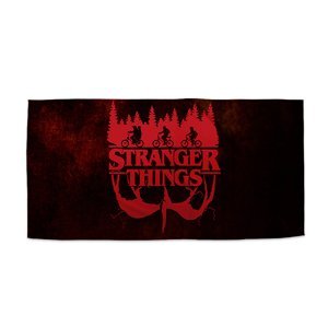 Ručník Stranger Things Red - 50x100 cm