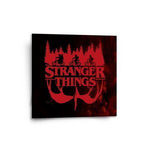 Obraz Stranger Things Red - 50x50 cm
