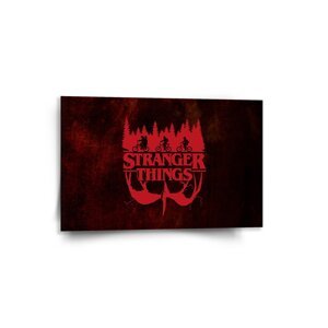 Obraz Stranger Things Red - 60x40 cm