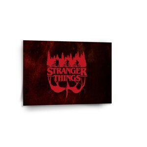 Obraz Stranger Things Red - 90x60 cm