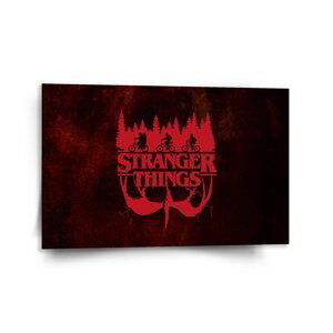 Obraz Stranger Things Red - 120x80 cm