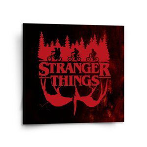 Obraz Stranger Things Red - 110x110 cm