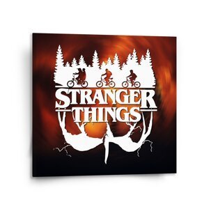 Obraz Stranger Things Glow - 110x110 cm
