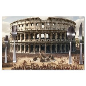 Prostírání Řím Koloseum Legie: 40x30cm