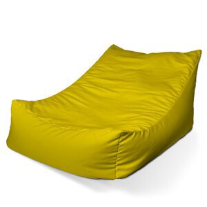 Sedací vak Lounge Žlutá - 80 x 95 x 50 cm