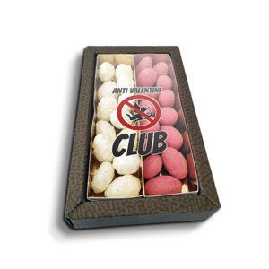 Mandle v čokoládě Anti Valentine Club - 2x 80g