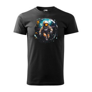 Tričko s potiskem Astronaut 1 - černé S