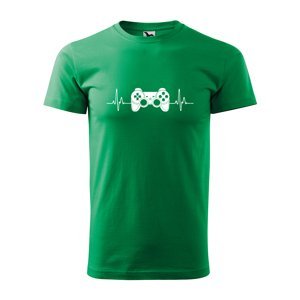 Tričko s potiskem Ovladač - zelené XL