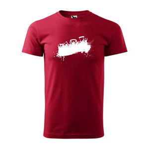 Tričko s potiskem Fanoušci - červené 2XL