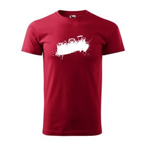 Tričko s potiskem Fanoušci - červené 4XL