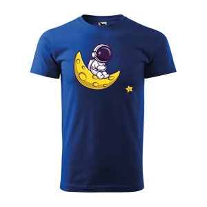 Tričko s potiskem Baby astronaut - modré 5XL