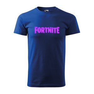 Tričko s potiskem Fortnite Pink - modré 2XL