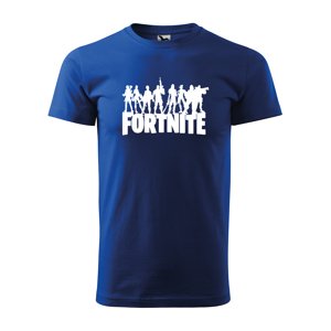 Tričko s potiskem Fortnite Team 2 - modré 4XL