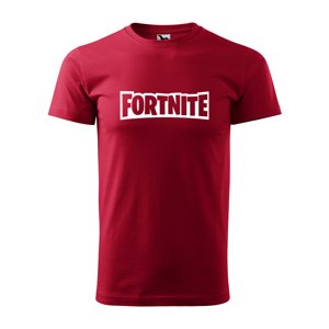 Tričko s potiskem Fortnite - červené 3XL