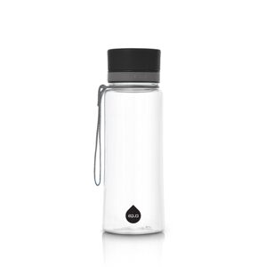 EQUA Plain Black 600 ml ekologická plastová lahev na pití bez BPA