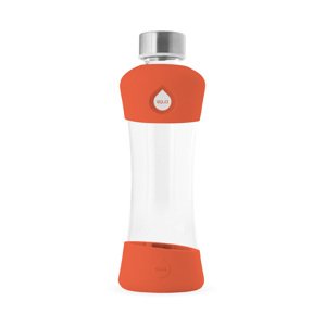 EQUA Active Tangerine 550 ml skleněná ekologická lahev na pití