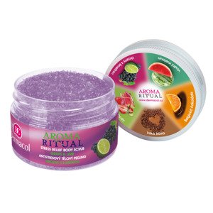 Dermacol - Aroma Ritual -  tělový cukrový peeling - hrozny s limetkou - 200 g