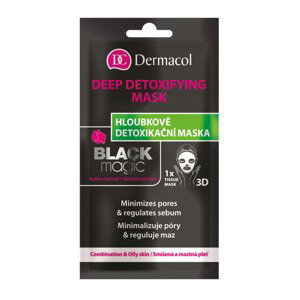 Dermacol - Black Magic - Textilní detoxikační maska