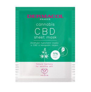 Dermacol - Cannabis textilní maska s CBD