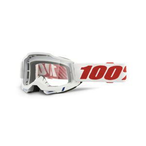 100% Brýle 100% ACCURI 2 Goggle - Pure - Clear Lens