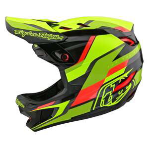 Troy Lee Designs TLD HELMA D4 CARBON MIPS BLACK / YELLOW (13994100) Velikost: XS