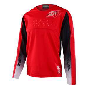 Troy Lee Designs TLD DĚTSKÝ DRES S DLOUHÝM RUKÁVEM SPRINT RICHTER RACE RED Velikost: XL