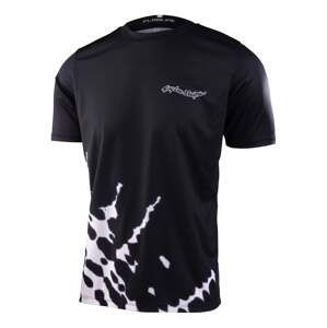 Troy Lee Designs TLD DRES S KRÁTKÝM RUKÁVEM FLOWLINE BIG SPIN BLACK Velikost: L