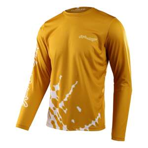 Troy Lee Designs TLD DRES S DLOUHÝM RUKÁVEM FLOWLINE BIG SPIN GOLD FLAKE Velikost: S