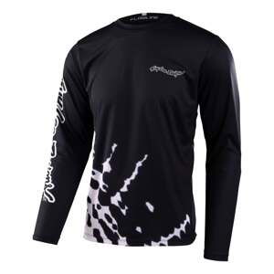 Troy Lee Designs TLD DRES S DLOUHÝM RUKÁVEM FLOWLINE BIG SPIN BLACK Velikost: XL