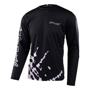 Troy Lee Designs TLD DRES S DLOUHÝM RUKÁVEM FLOWLINE BIG SPIN BLACK Velikost: 2XL