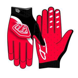 Troy Lee Designs TLD DĚTSKÉ RUKAVICE AIR RADIAN RED Velikost: M