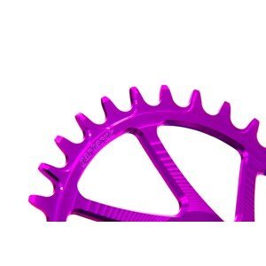 Převodník Garbaruk - GXP/DUB Round Boost Převodníky: 32 zubů - fialová