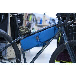 Rámová brašna Acepac Roll frame bag L - modrá