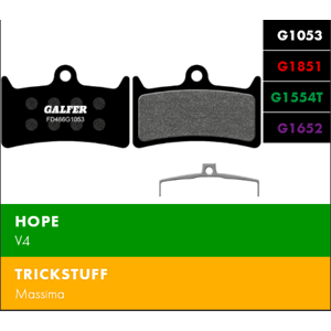 Brzdové destičky Galfer HOPE FD466 - Standard