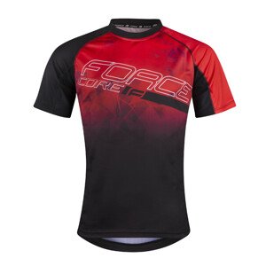 Dres FORCE MTB CORE - červeno-černý Varianta: velikost : M