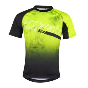 Dres FORCE MTB CORE, fluo-černý Varianta: velikost : S