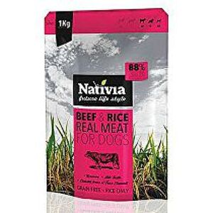 Nativia Real Meat Beef&Rice 1kg