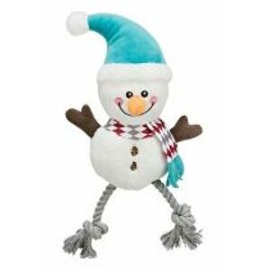 Vánoční Hračka Xmas SNOWMAN plyš/bavlna 41cm