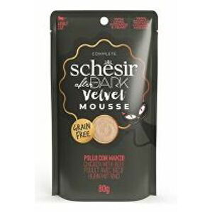 Schesir Cat kapsa After Dark Velv.Mousse kuře/hově.80g