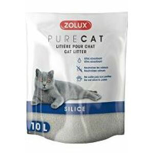 Podestýlka PURECAT natural silica 10l Zolux